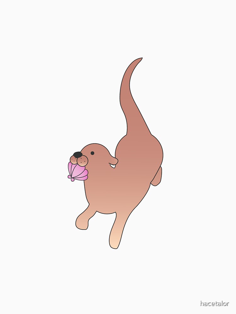 Otter Swimming Sticker by hacetalor T-Shirts, Hoodie, Sweatshirt | BlankRebels.com (Image 3)