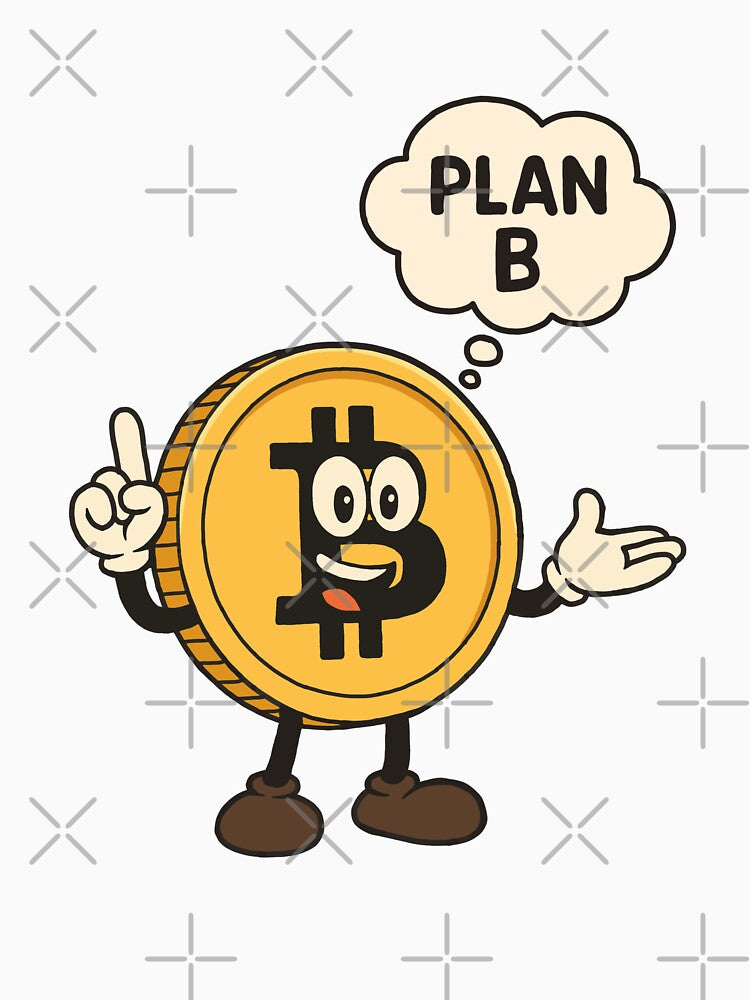 Plan B Bitcoin Buddy – Cheeky Crypto Cartoon by Latitude 1°N T-Shirts, Hoodie, Sweatshirt | BlankRebels.com (Image 3)