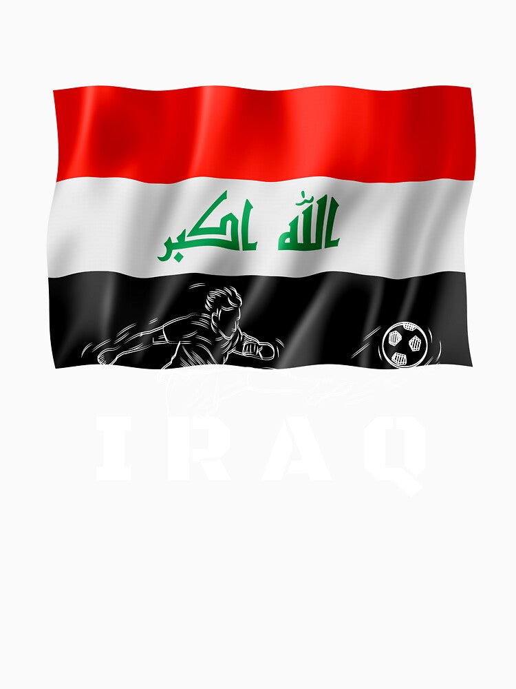 Iraq Flag Jersey Iraqi Soccer Team Iraqi by wisamart