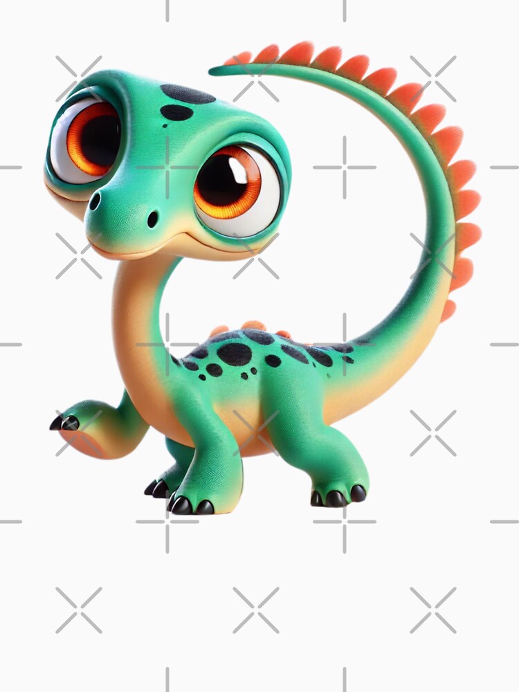 Adorable Xenoposeidon Dinosaur by Sillytoe T-Shirts, Hoodie, Sweatshirt | BlankRebels.com (Image 3)