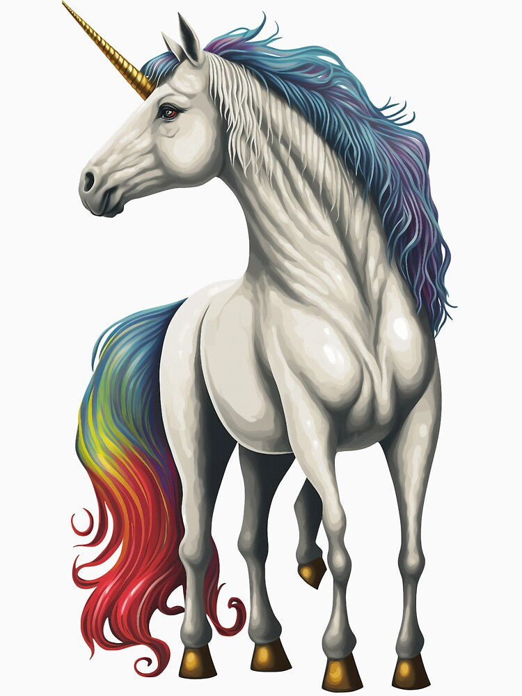 White, blue, purple, yellow and red unicorn by TylerBurst T-Shirts, Hoodie, Sweatshirt | BlankRebels.com (Image 3)