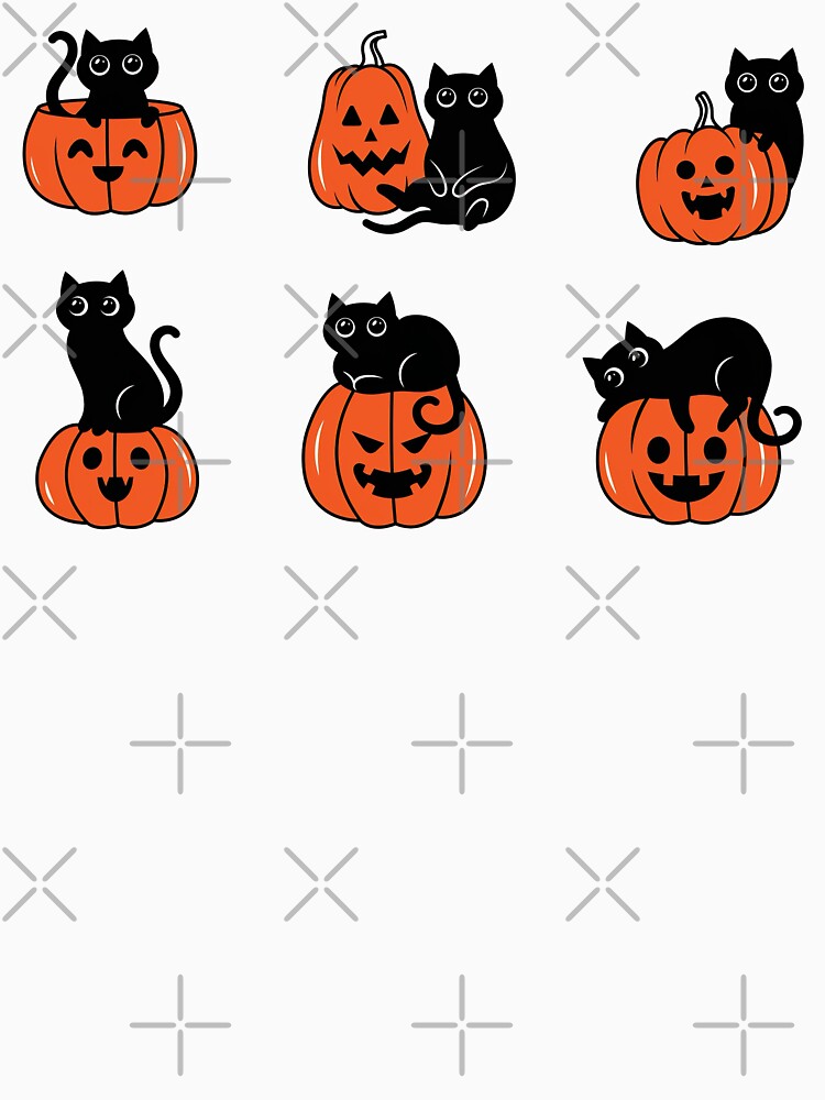 Cute Black Cat Halloween by graphic-genie T-Shirts, Hoodie, Sweatshirt | BlankRebels.com (Image 3)