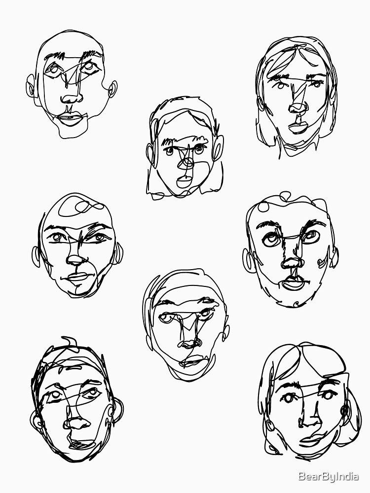 Crazy Faces by BearByIndia T-Shirts, Hoodie, Sweatshirt | BlankRebels.com (Image 3)