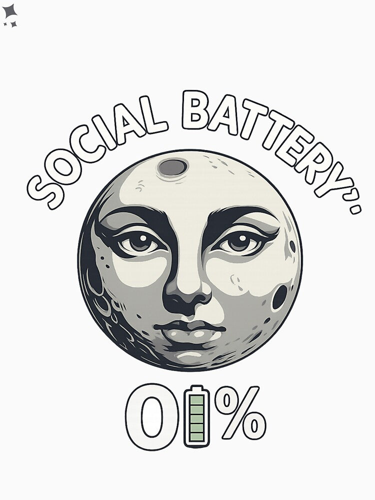 Social Battery 0% – Introvert Mood Design by TheTeeSpark T-Shirts, Hoodie, Sweatshirt | BlankRebels.com (Image 3)