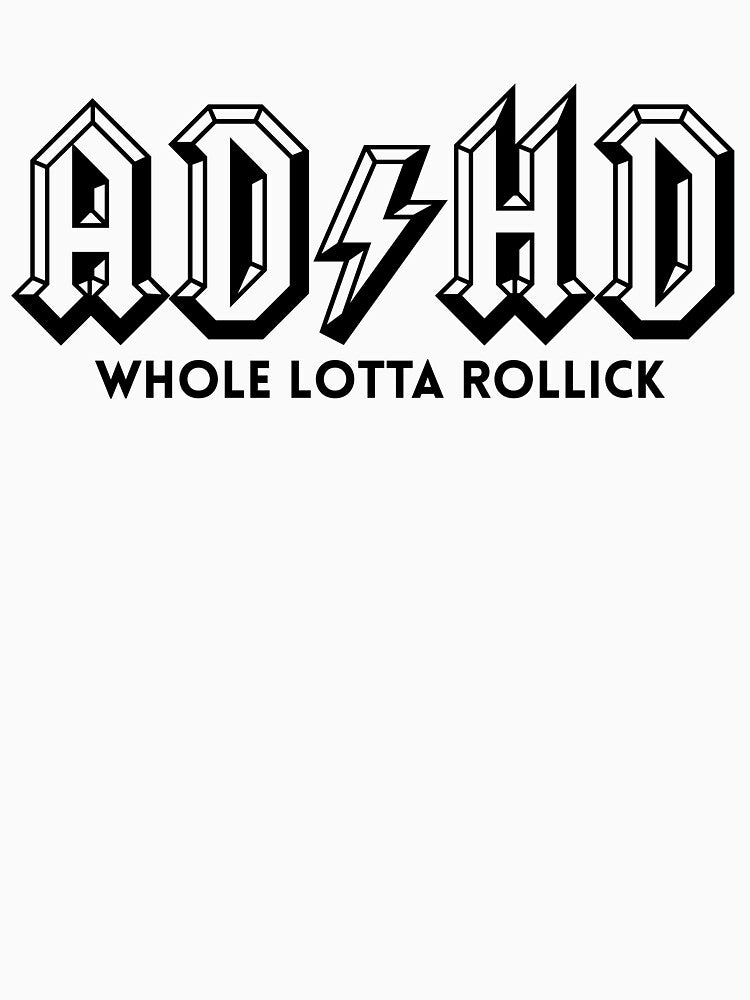 ADHD Sticker Whole Lotta Rollick by ichancollection T-Shirts, Hoodie, Sweatshirt | BlankRebels.com (Image 3)