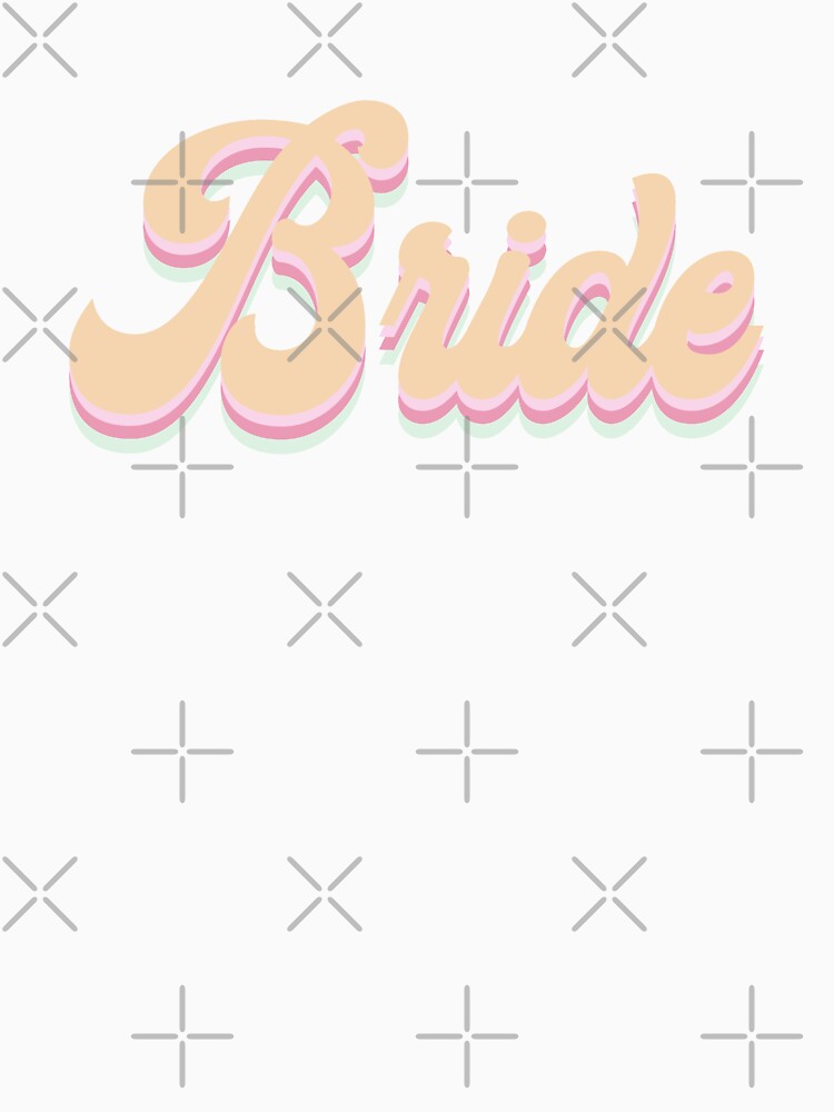 Bride Shirt Cute Womens Graphic Tee by ZachTheDesigner Hoodie, Sweatshirt | BlankRebels.com (Image 2)
