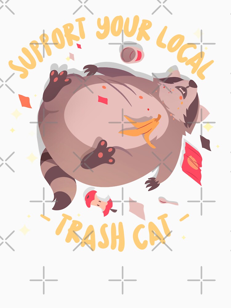 support your local trash cat by hunnydoll T-Shirts, Hoodie, Sweatshirt | BlankRebels.com (Image 3)