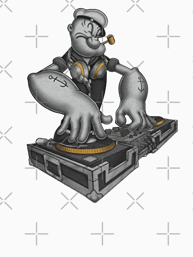 DJ Popeye by KingsManKind T-Shirts, Hoodie, Sweatshirt | BlankRebels.com (Image 3)