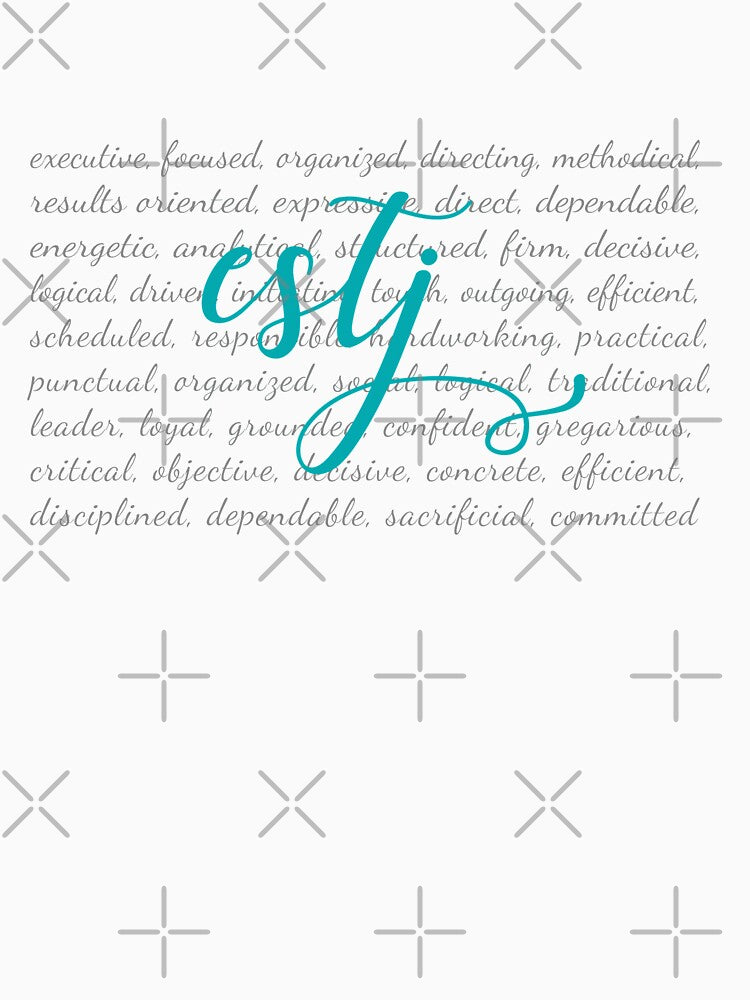 ESTJ Shirt, MBTI Myers-Briggs, Personality Type Tee by ModernDesigns7