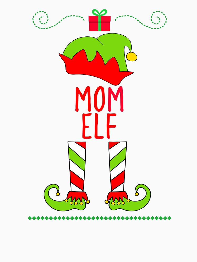 Elf Matching Mom by Sartoris Art T-Shirts, Hoodie, Sweatshirt | BlankRebels.com (Image 3)