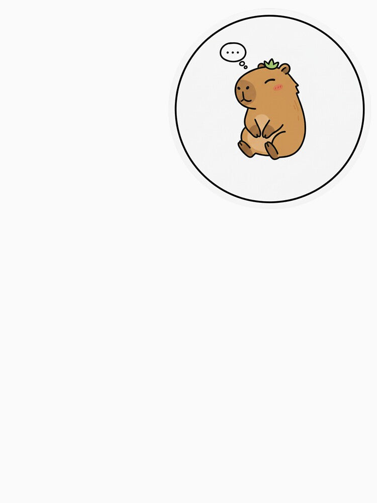 Capybara  Cute Minimalista by Studioyasmin T-Shirts, Hoodie, Sweatshirt | BlankRebels.com (Image 3)
