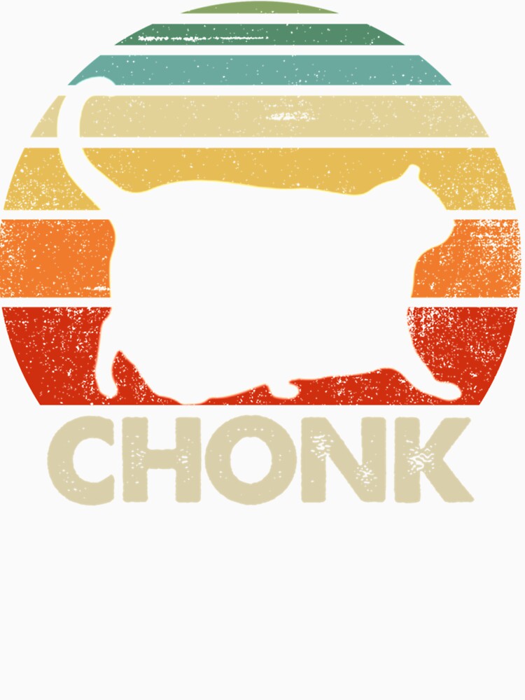 Chonk Cat Retro Vintage Essential by Donaldteesd T-Shirts, Hoodie, Sweatshirt | BlankRebels.com (Image 3)