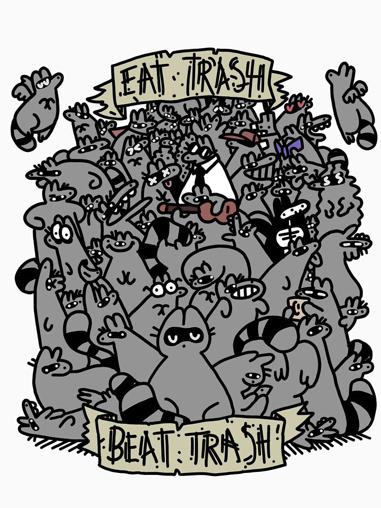 EAT TRASH / BEAT TRASH by izzyfrench T-Shirts, Hoodie, Sweatshirt | BlankRebels.com (Image 3)