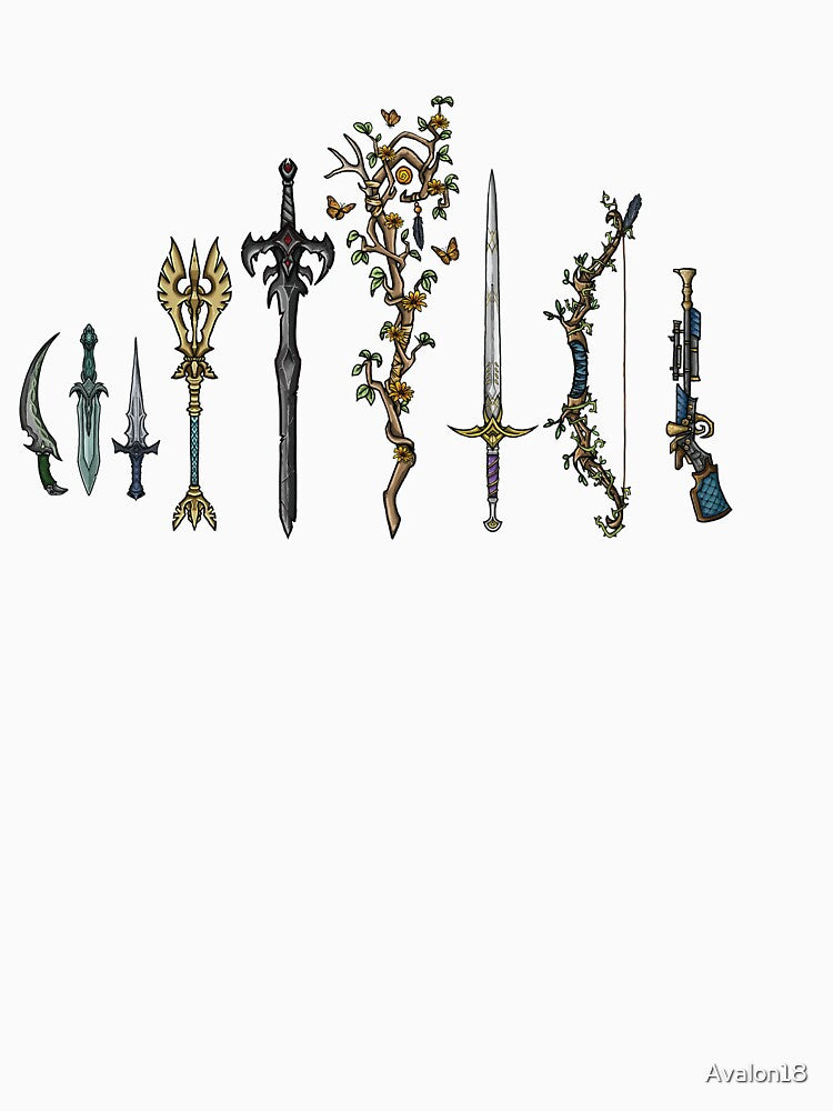 Dnd party weapons by Avalon18 T-Shirts, Hoodie, Sweatshirt | BlankRebels.com (Image 3)
