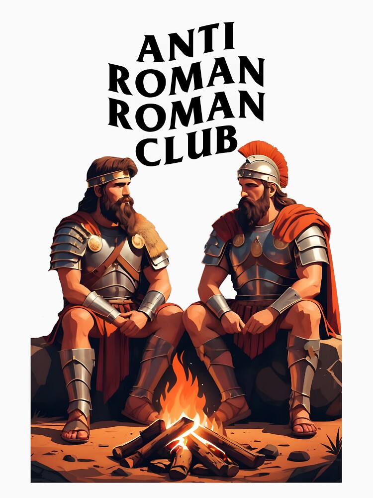 Anti Social Social Club Parody Anti Roman Roman Club by Toga & Tonic T-Shirts, Hoodie, Sweatshirt | BlankRebels.com (Image 3)