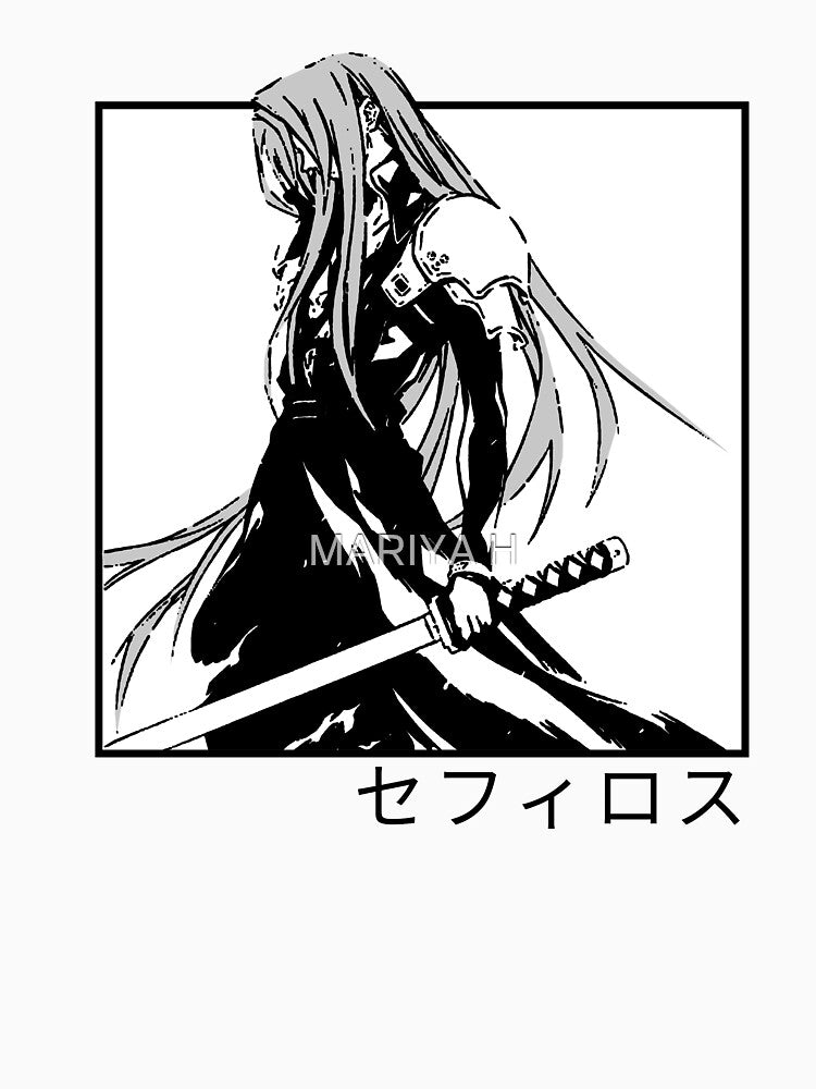 sephiroth ffvii by MARIYA H T-Shirts, Hoodie, Sweatshirt | BlankRebels.com (Image 3)