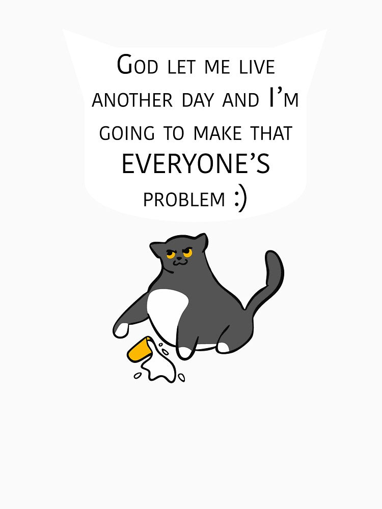 Funny Cat | Funny Quote by LeahFryeArt T-Shirts, Hoodie, Sweatshirt | BlankRebels.com (Image 3)
