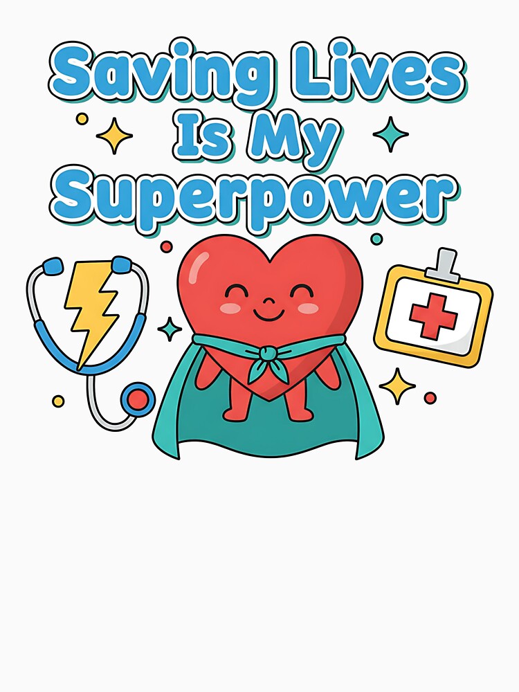 Saving Lives Is My Superpower – Cute Doctor Hero T-Shirts, Hoodie, Sweatshirt