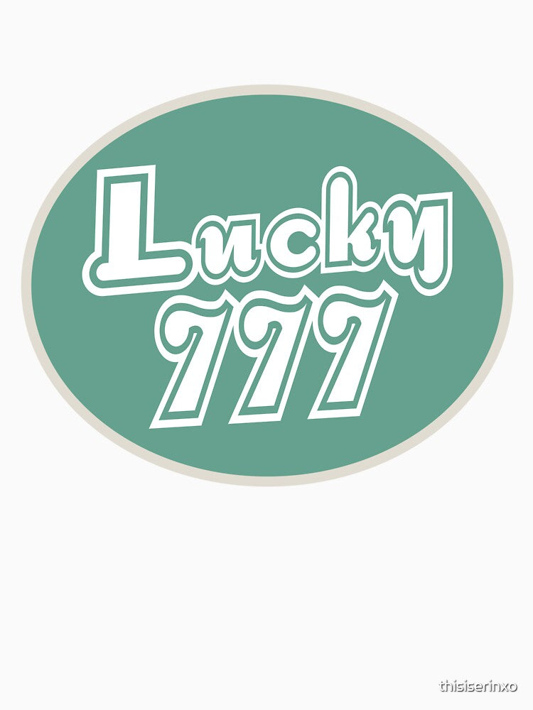 lucky # 777 - green by thisiserinxo T-Shirts, Hoodie, Sweatshirt | BlankRebels.com (Image 3)