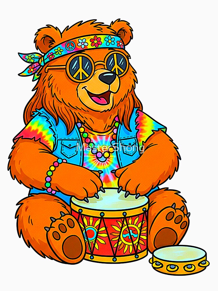 Hippie Bear by MasterShong