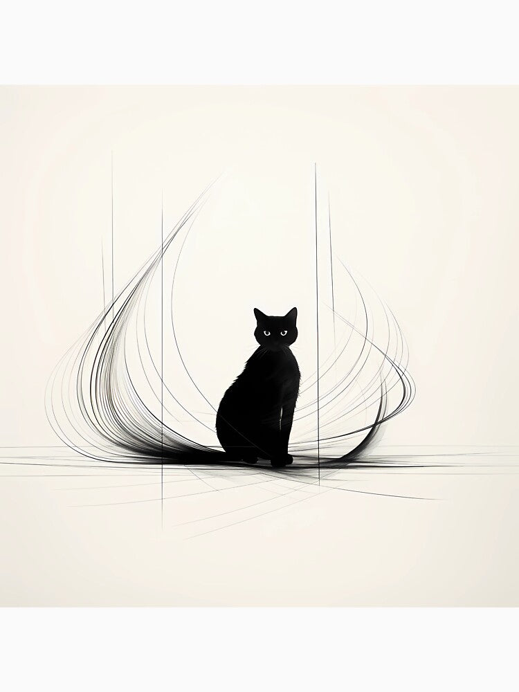 Cat Minimalist Drawings T-Shirts, Hoodie, Sweatshirt