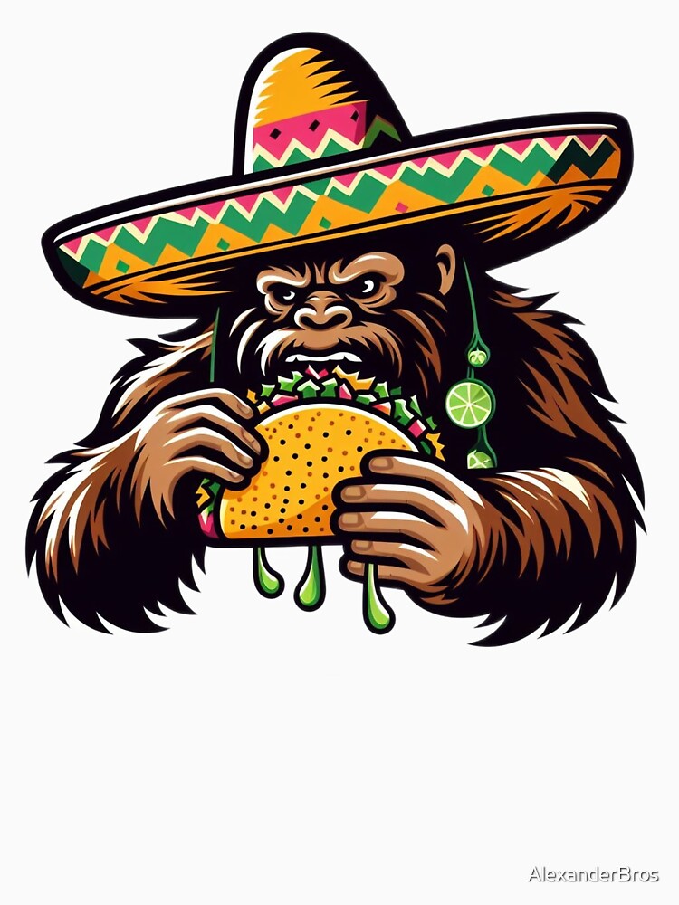 Bigfoot loves Tacos by Alexander Bros T-Shirts, Hoodie, Sweatshirt | BlankRebels.com (Image 3)