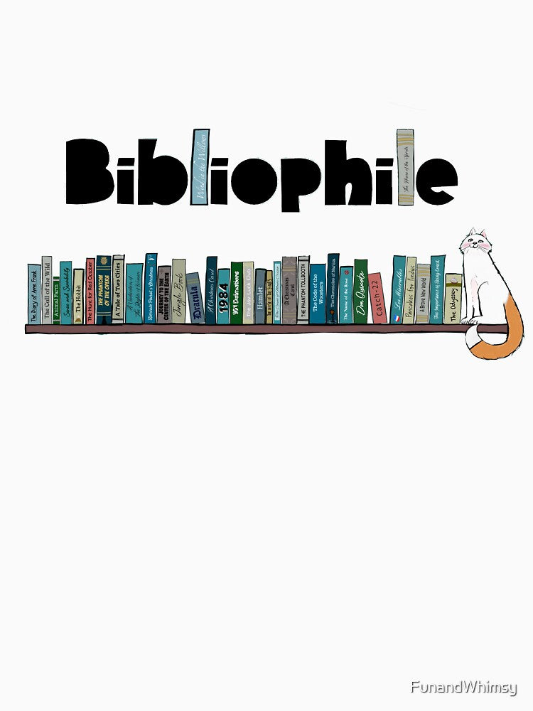 Bibliophile & Classic Books by FunandWhimsy T-Shirts, Hoodie, Sweatshirt | BlankRebels.com (Image 3)