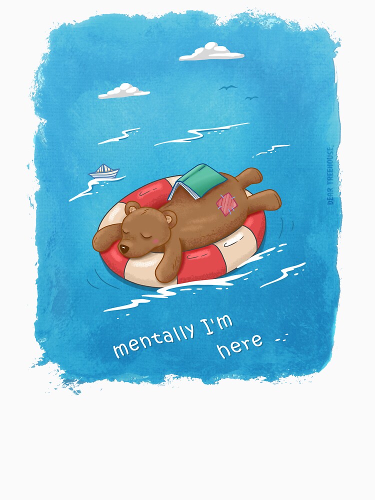 Mentally I'm Here by -DearTreehouse- T-Shirts, Hoodie, Sweatshirt | BlankRebels.com (Image 3)