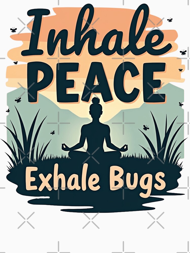 Inhale Peace. Exhale Bugs T-Shirts, Hoodie, Sweatshirt