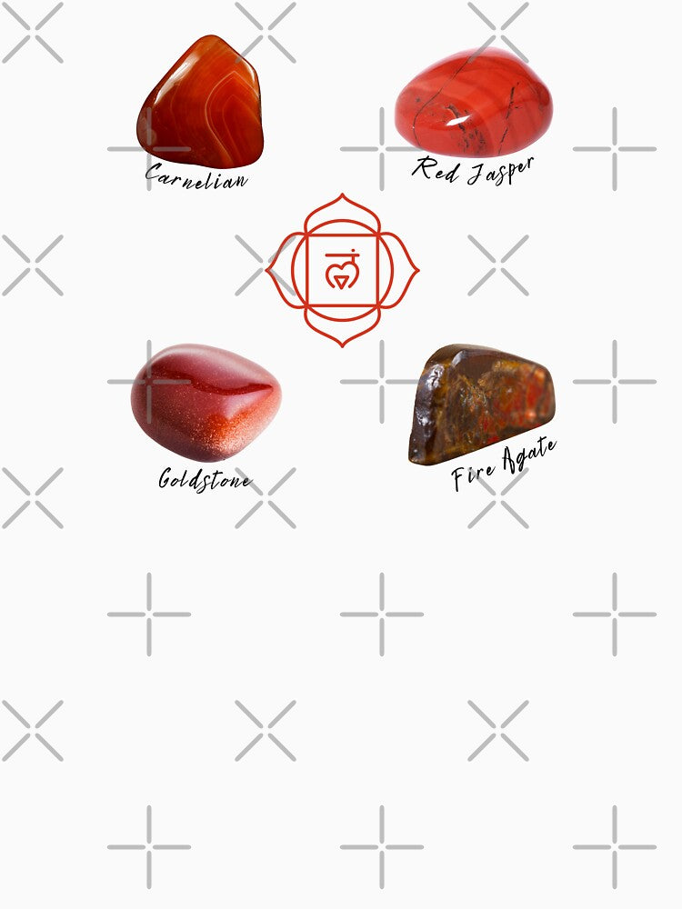 Root Chakra Crystals by mooneko T-Shirts, Hoodie, Sweatshirt | BlankRebels.com (Image 3)