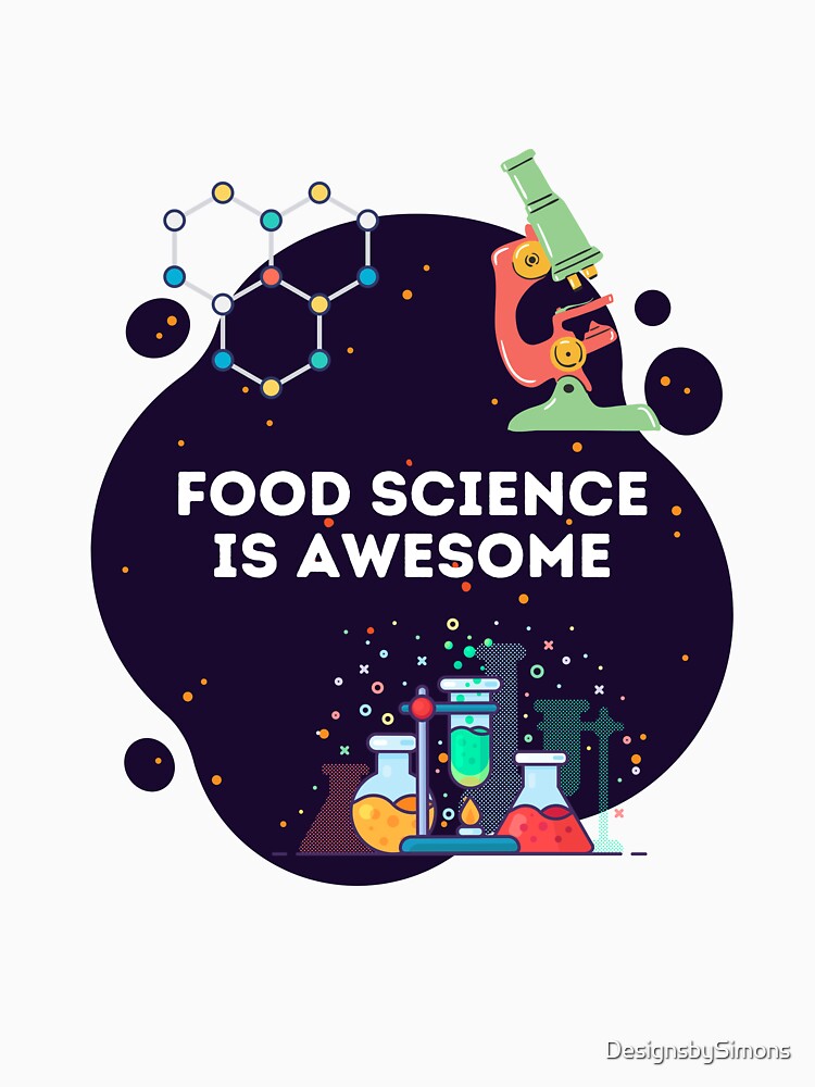 "Food science is awesome" t-shirt and art by DesignsbySimons Hoodie, Sweatshirt | BlankRebels.com (Image 3)