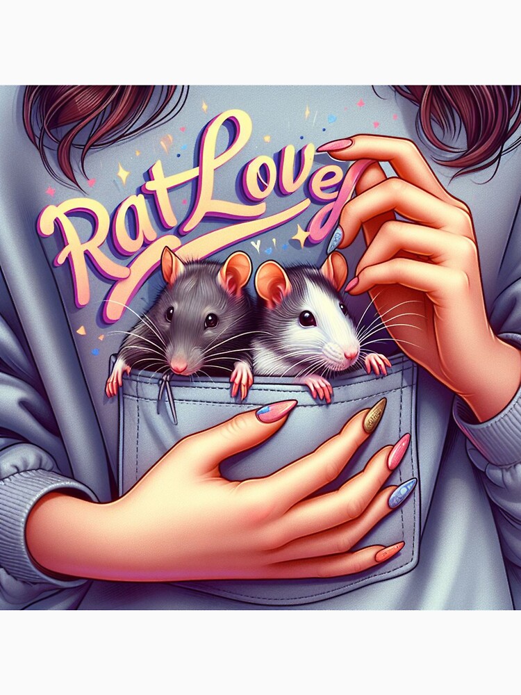 Girl Rat Lover by neelfs T-Shirts, Hoodie, Sweatshirt | BlankRebels.com (Image 3)