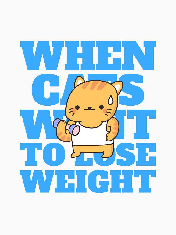 When cats want to lose weight tshirt by Eugenie974 Hoodie, Sweatshirt | BlankRebels.com (Image 3)