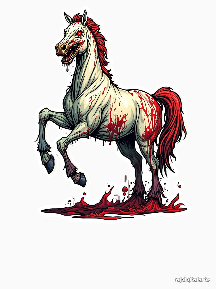 gothic horse by rajdigitalarts T-Shirts, Hoodie, Sweatshirt | BlankRebels.com (Image 3)