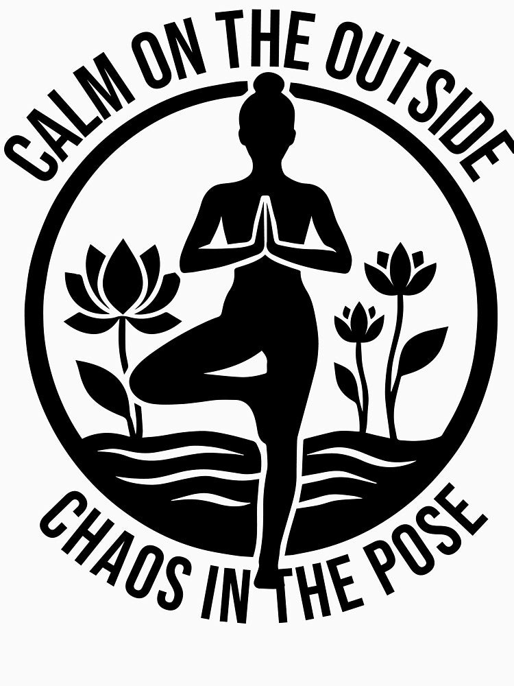 Calm on the outside, chaos in the pose by xndrlab T-Shirts, Hoodie, Sweatshirt | BlankRebels.com (Image 3)
