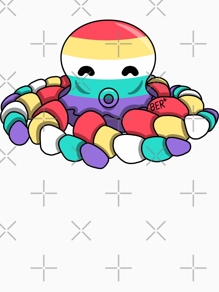 New Sapphic Pride Fidget Octopus by SentABear T-Shirts, Hoodie, Sweatshirt | BlankRebels.com (Image 3)