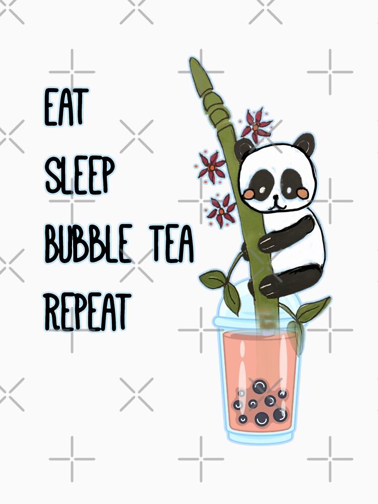 Bubble tea panda - cute panda sticker by NathBros T-Shirts, Hoodie, Sweatshirt | BlankRebels.com (Image 3)