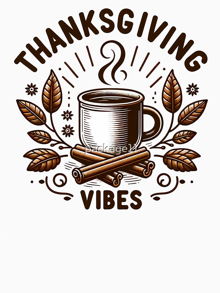Thanksgiving Vibes Coffee by package11 T-Shirts, Hoodie, Sweatshirt | BlankRebels.com (Image 3)