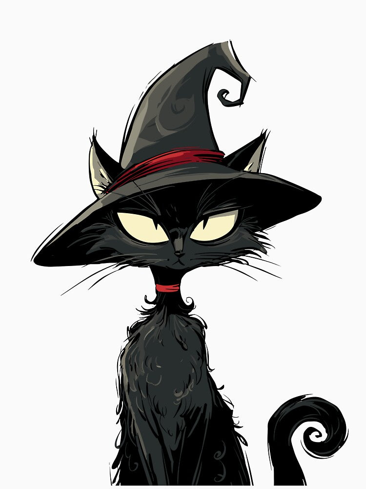 Spooky Halloween Black Cat by bapupa T-Shirts, Hoodie, Sweatshirt | BlankRebels.com (Image 3)