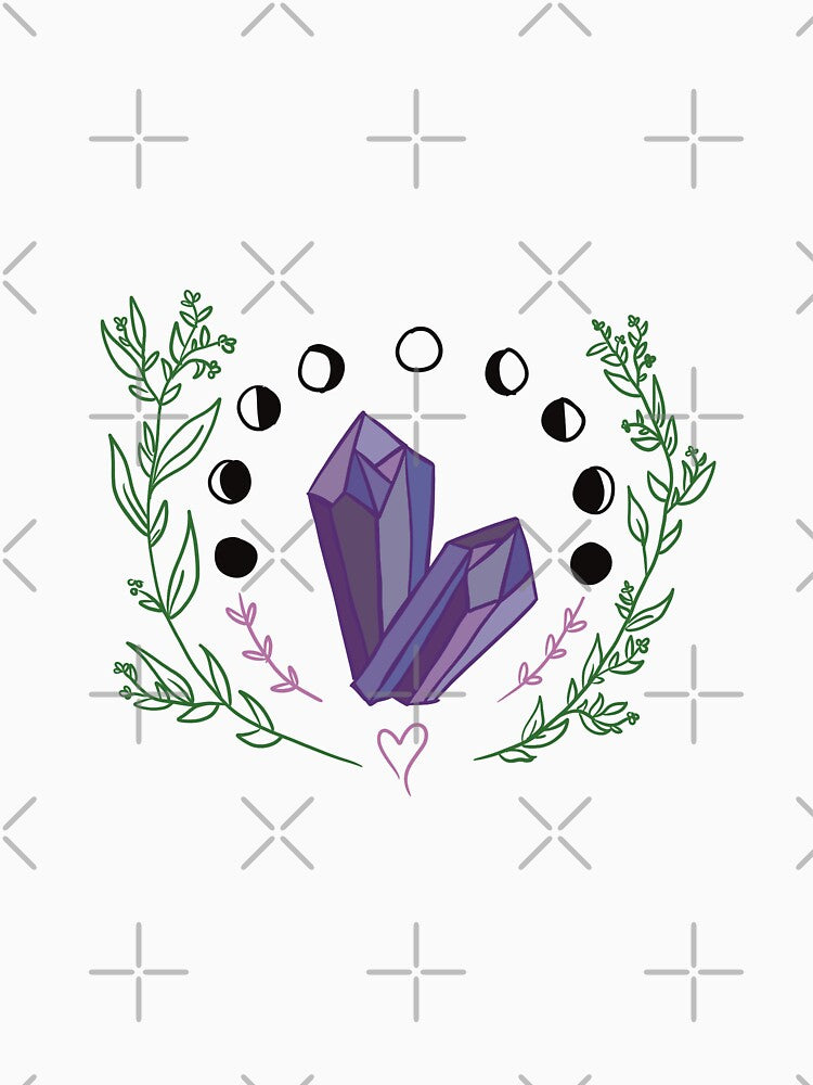 Moon phase crystals by twildobaggins T-Shirts, Hoodie, Sweatshirt | BlankRebels.com (Image 3)