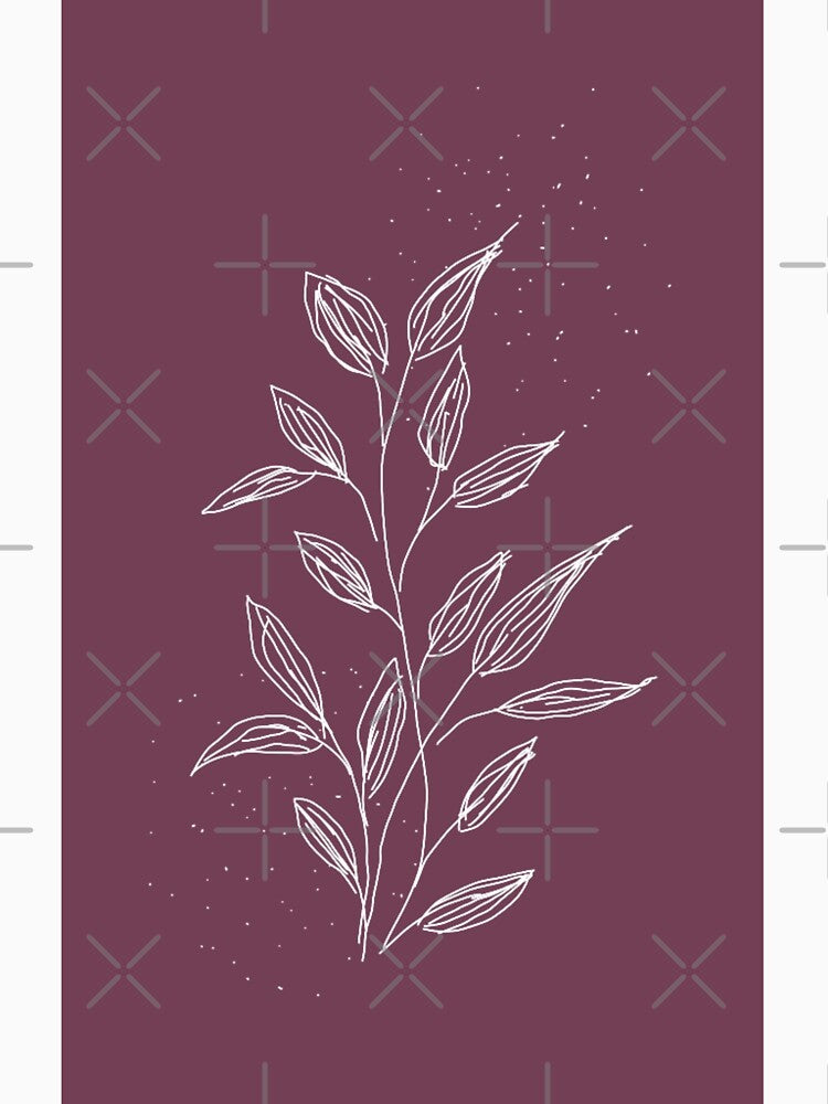 "cute purple bohemian abstract design" by tudoo