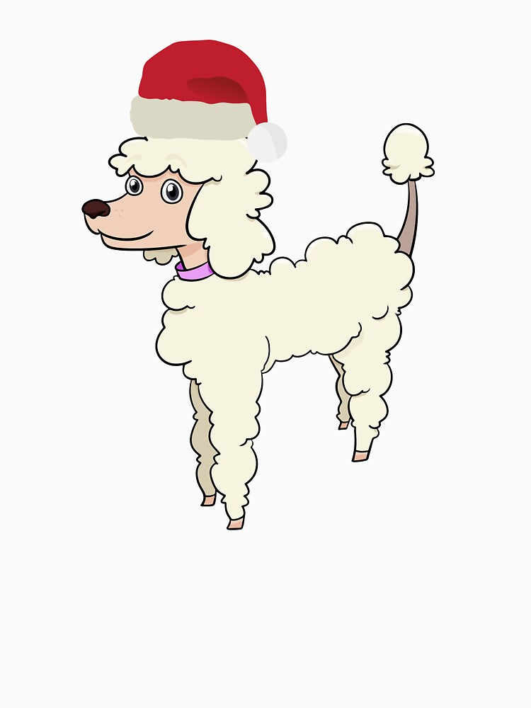 Poodle Dog  Christmas Costume Gifts Unisex Adult T-shirt Kid Shirt Long Sleeve Hoodie Sweatshirt Women's Tank... (Image 3)