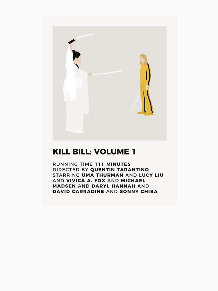 Kill Bill Minimalist Poster by honeydesigns T-Shirts, Hoodie, Sweatshirt | BlankRebels.com (Image 3)