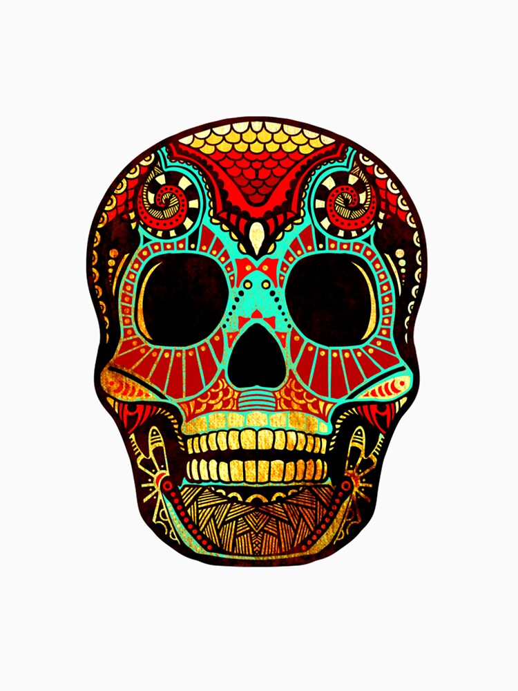 Grunge Skull No.2 by PitchEwan T-Shirts, Hoodie, Sweatshirt | BlankRebels.com (Image 2)