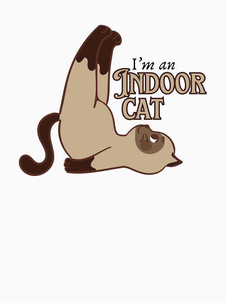 "I'm an Indoor Cat" - cute by ka-19 T-Shirts, Hoodie, Sweatshirt | BlankRebels.com (Image 3)