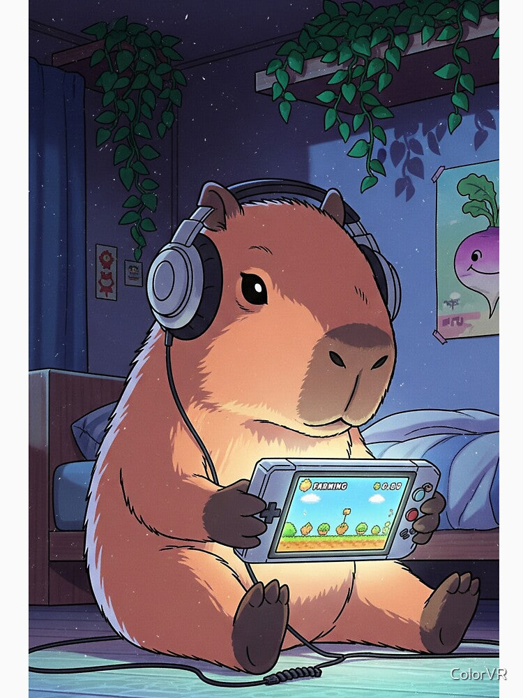 Gamer Capybara by ColorVR T-Shirts, Hoodie, Sweatshirt | BlankRebels.com (Image 3)