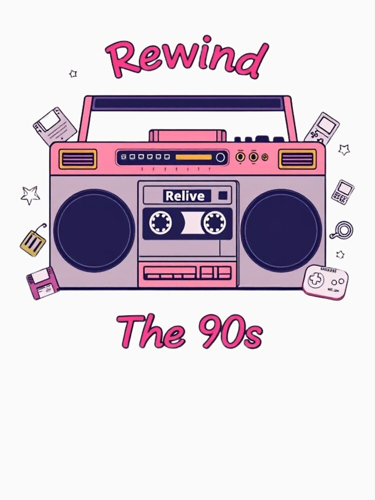 1990s Bodacious Vibes: Rewind & Relive Retro Art by JAYASA T-Shirts, Hoodie, Sweatshirt | BlankRebels.com (Image 3)