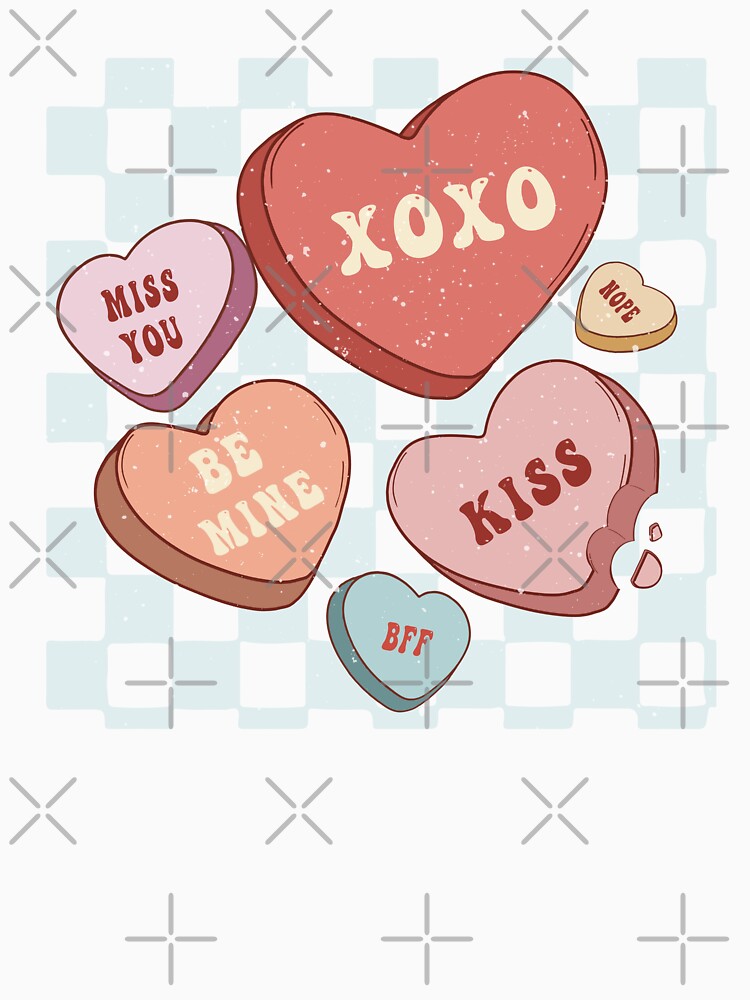 retro valentine heart candy vintage design by PERsonalthreads T-Shirts, Hoodie, Sweatshirt | BlankRebels.com (Image 3)