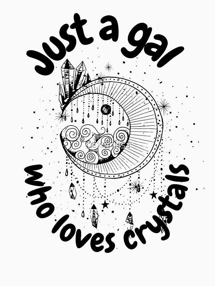 A gal who loves crystals by speakupandshine T-Shirts, Hoodie, Sweatshirt | BlankRebels.com (Image 2)
