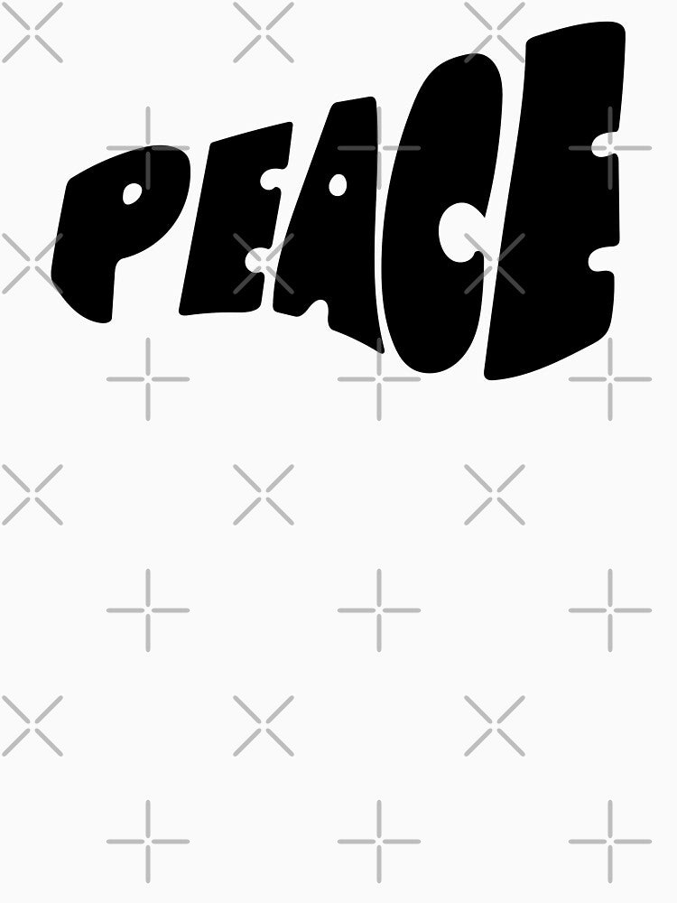 Peace Black by wordznart T-Shirts, Hoodie, Sweatshirt | BlankRebels.com (Image 3)